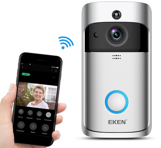 Smart Wireless Video Doorbell with 720P HD Resolution